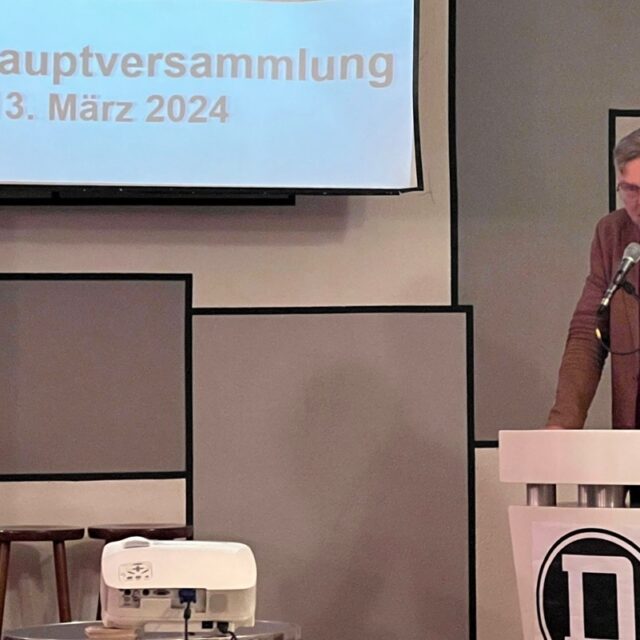 Jahreshauptversammlung am 2. April