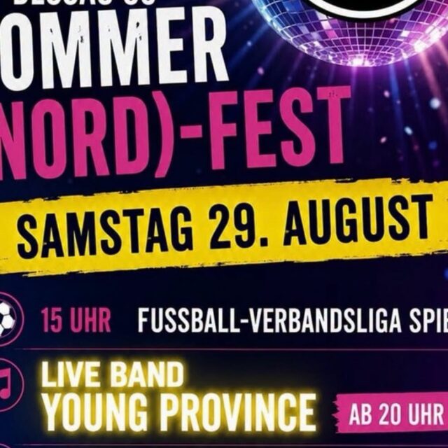 Sommer(NORD)fest am Samstag ab 15 Uhr im Schillerpark Sommer(NORD)fest am Samstag ab 15 Uhr im Schillerpark