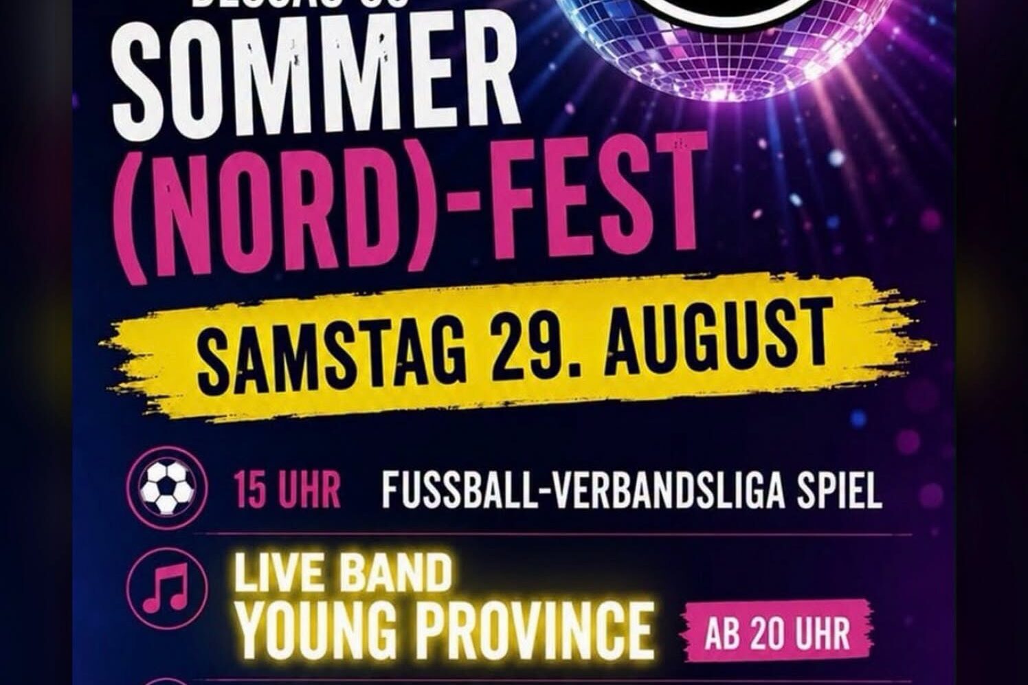 Sommer(NORD)fest am Samstag ab 15 Uhr im Schillerpark Sommer(NORD)fest am Samstag ab 15 Uhr im Schillerpark
